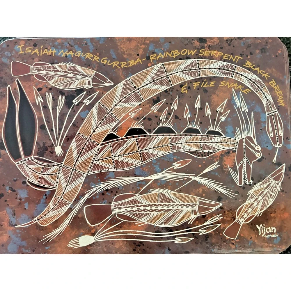 Yijan Australia Injalak Placemats Set Of 6 Jason Products New Zealand Aboriginal